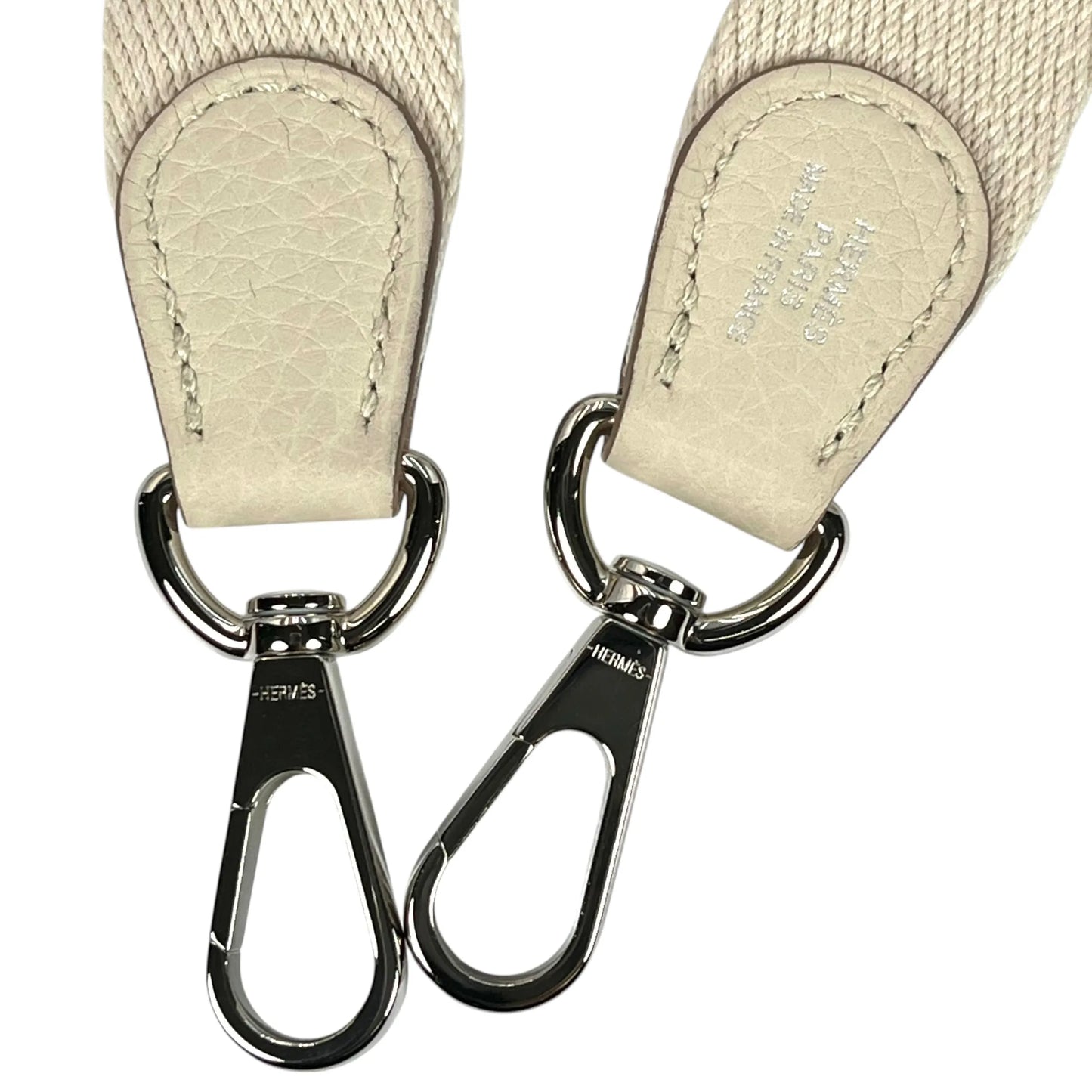 Hermès Evelyn TPM Taurillon Leather Shoulder Bag with B Stamp (2023) - White 