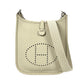 Hermès Evelyn TPM Taurillon Leather Shoulder Bag with B Stamp (2023) - White 
