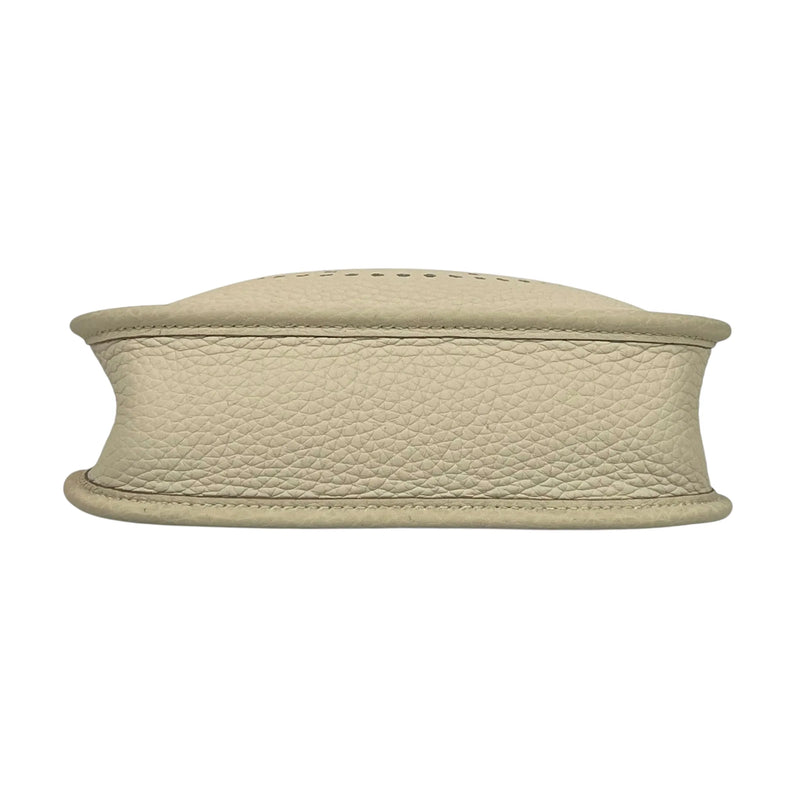 Hermès Evelyn TPM Taurillon Leather Shoulder Bag with B Stamp (2023) - White 