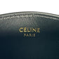 CELINE Triomphe Leather Card Case - Black - 35798 