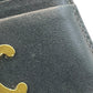 CELINE Triomphe Leather Card Case - Black - 35798 