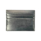 CELINE Triomphe Leather Card Case - Black - 35798 