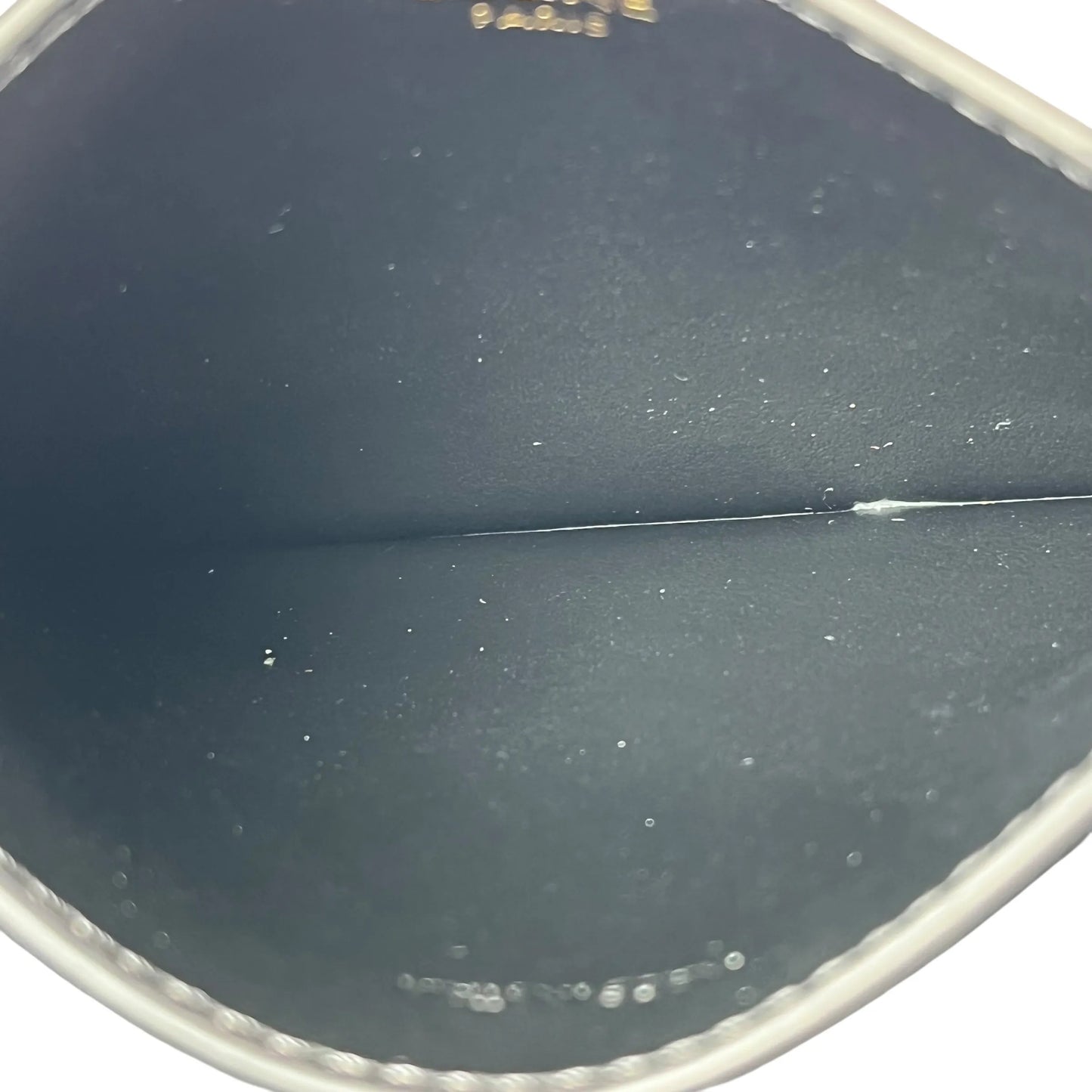 CELINE Triomphe Leather Card Case - Black - 35798 