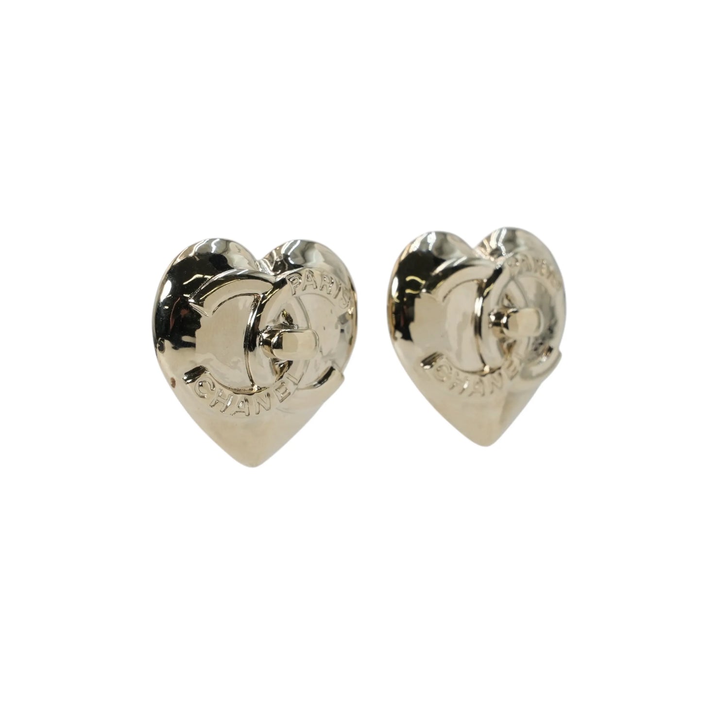 CHANEL Heart Earrings B22B - Metal - 35800 