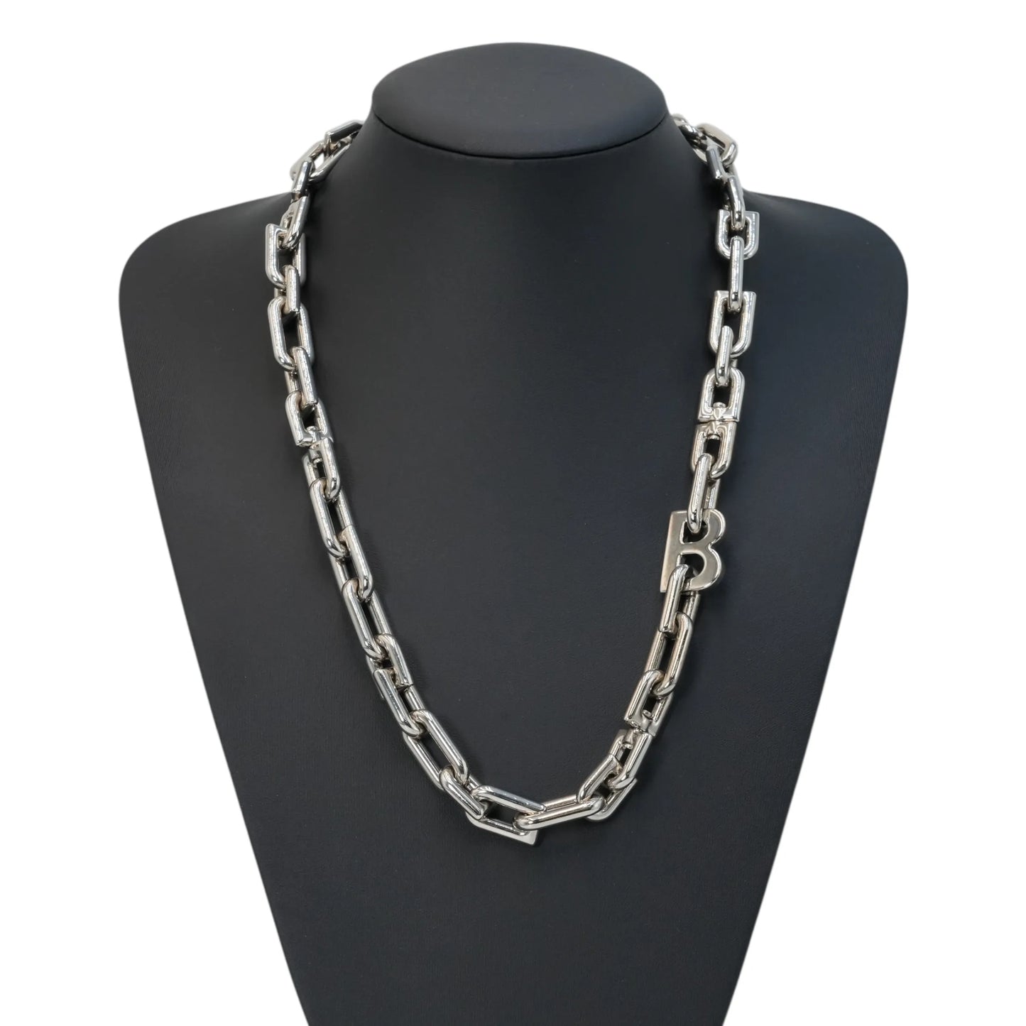 BALENCIAGA Bチェーン ネックレス - ブラス - 35801