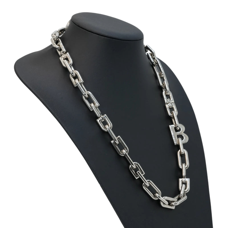 BALENCIAGA Bチェーン ネックレス - ブラス - 35801