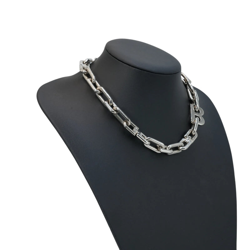 BALENCIAGA B チェーン ネックレス - ブラス - 35802