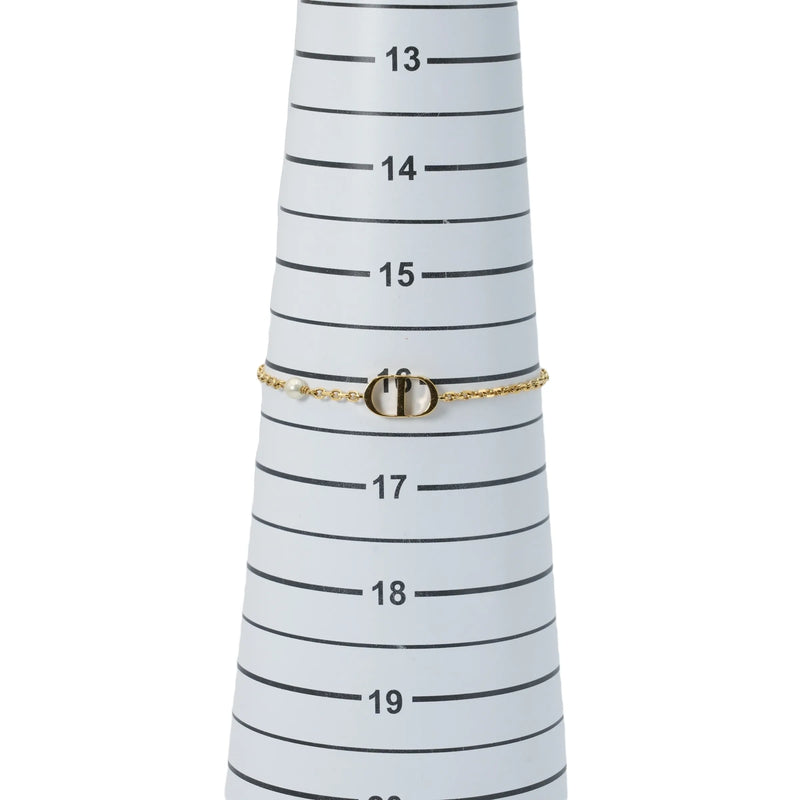 Dior CD logo pearl bracelet - metal - 35908 