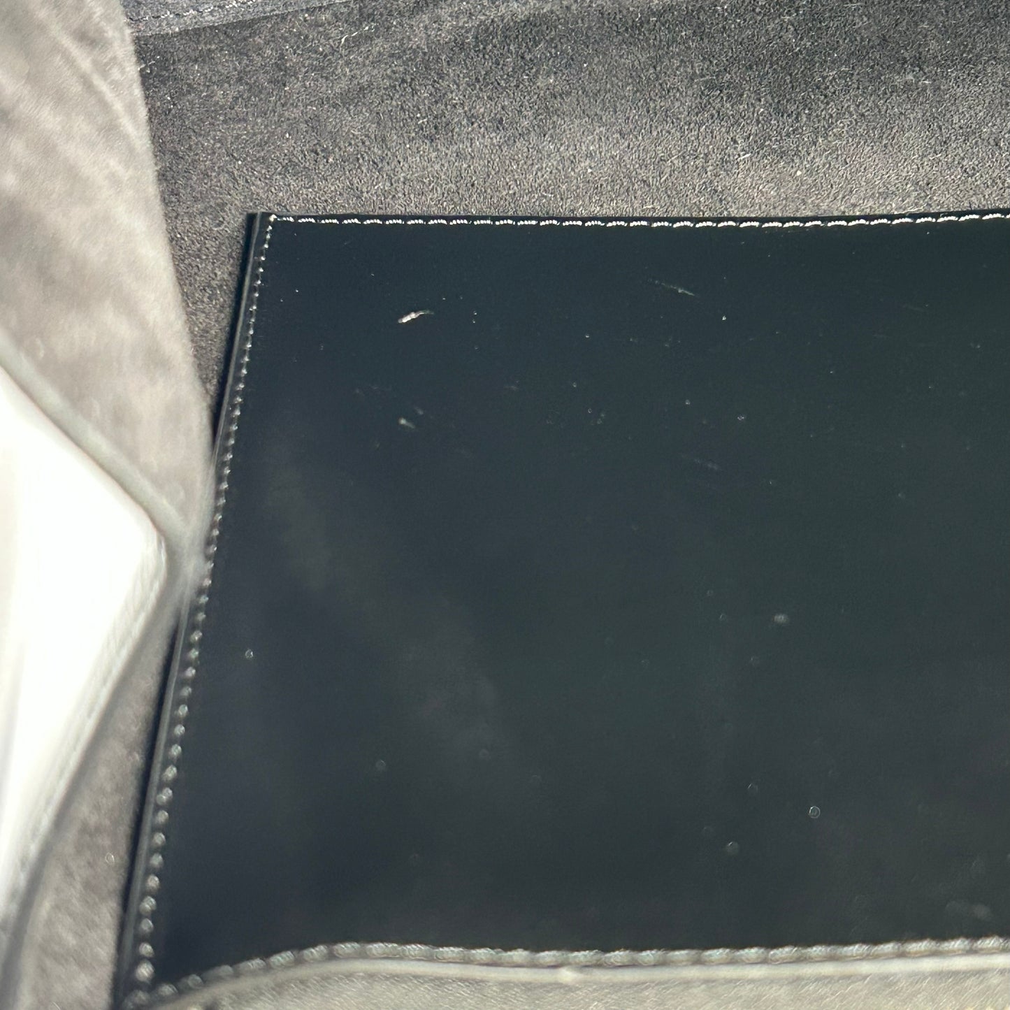 GIVENCHY 1952 Top Handle Leather Handbag/Shoulder Bag - Black 