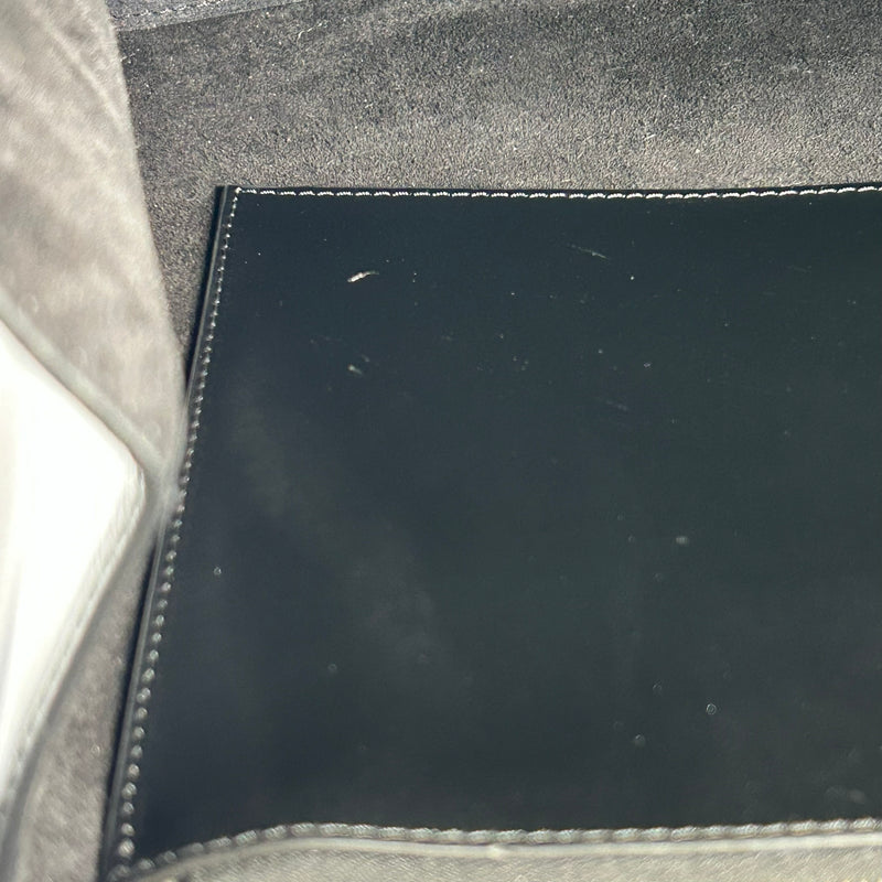 GIVENCHY 1952 Top Handle Leather Handbag/Shoulder Bag - Black 