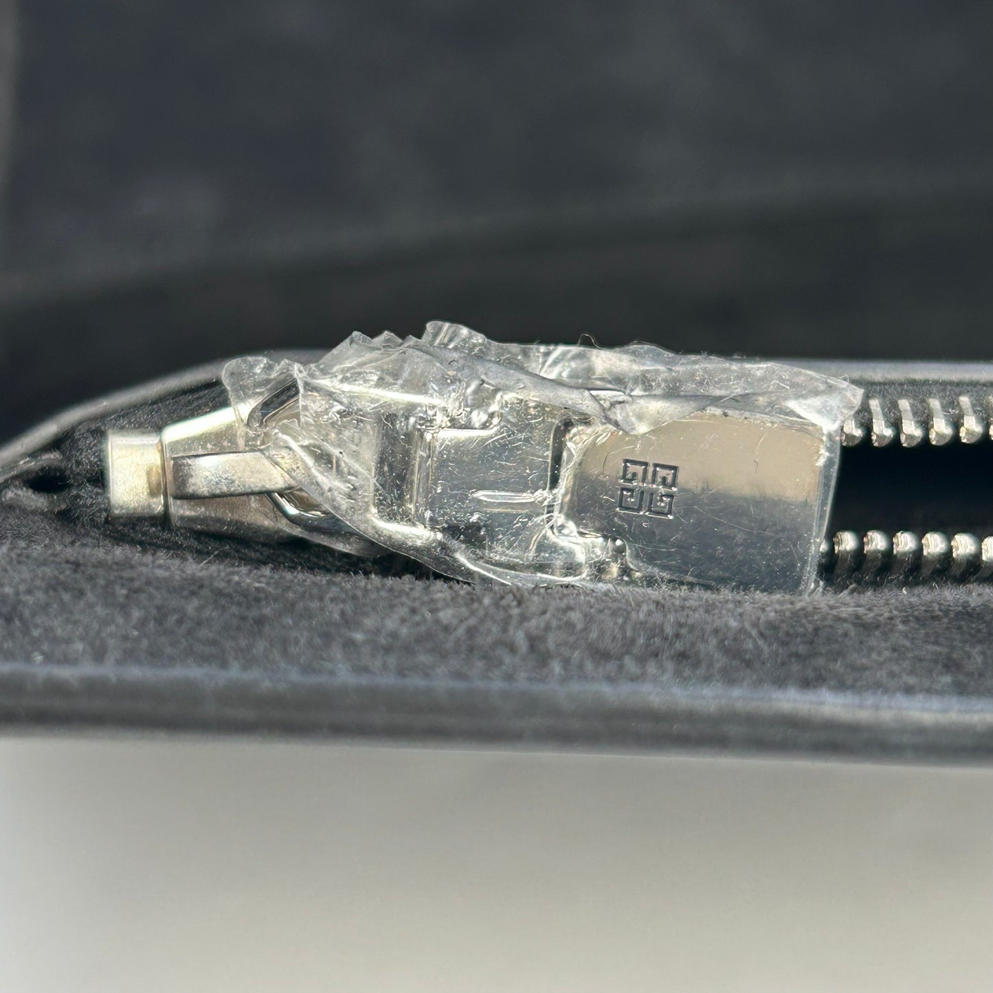 GIVENCHY 1952 Top Handle Leather Handbag/Shoulder Bag - Black 