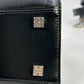 GIVENCHY 1952 Top Handle Leather Handbag/Shoulder Bag - Black 