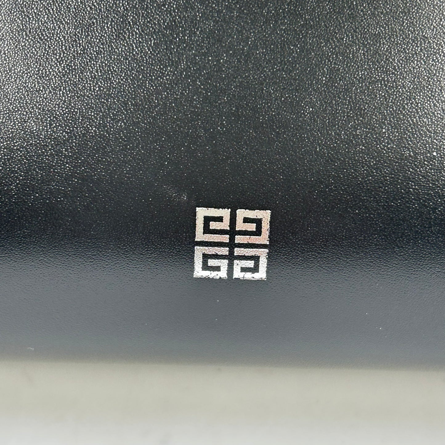 GIVENCHY 1952 Top Handle Leather Handbag/Shoulder Bag - Black 