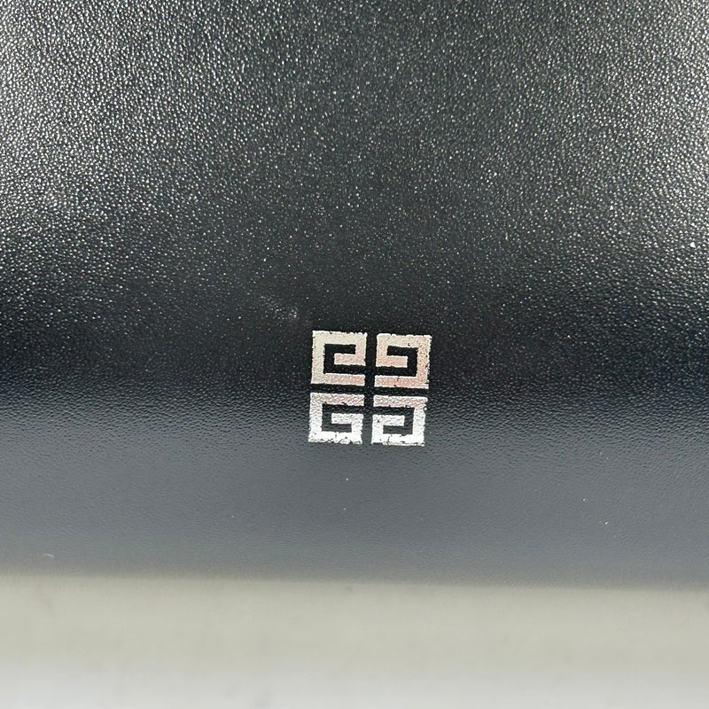 GIVENCHY 1952 Top Handle Leather Handbag/Shoulder Bag - Black 