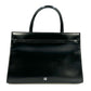 GIVENCHY 1952 Top Handle Leather Handbag/Shoulder Bag - Black 