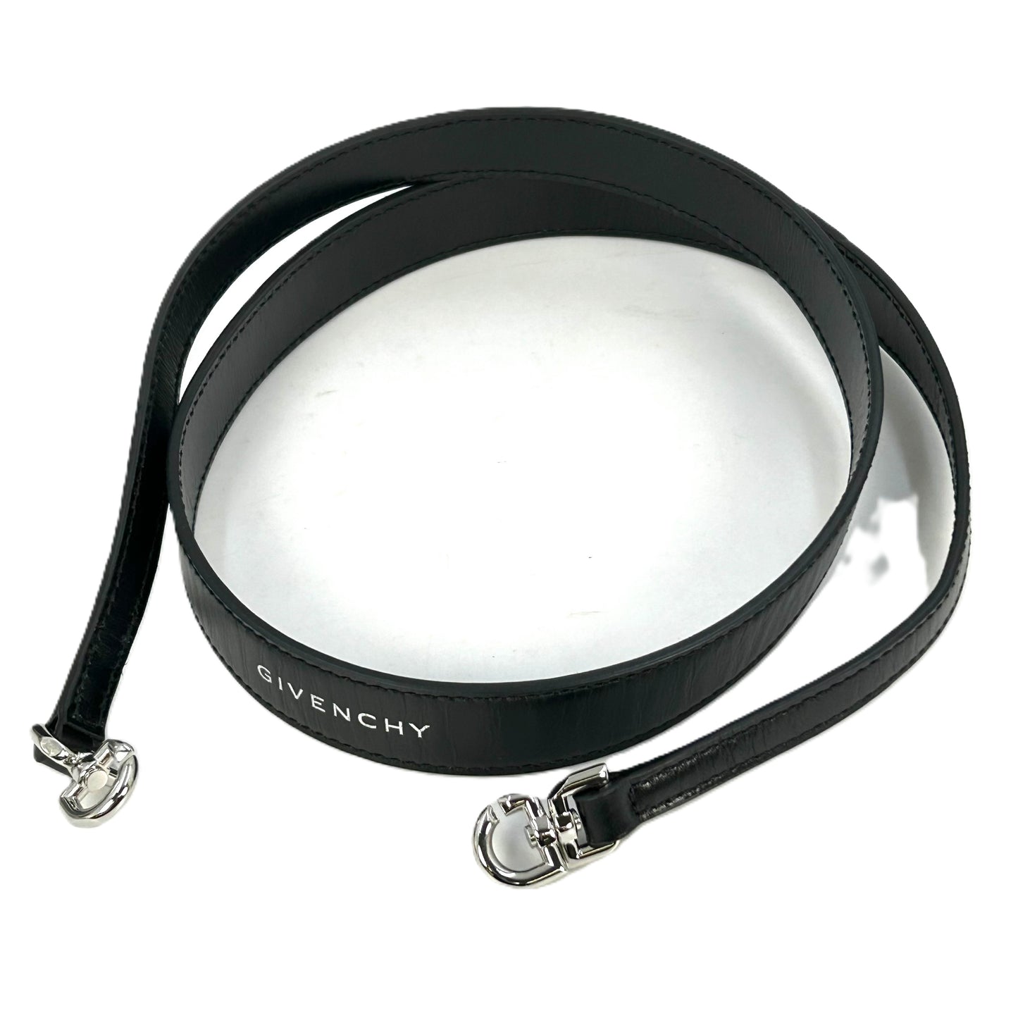 GIVENCHY 1952 Top Handle Leather Handbag/Shoulder Bag - Black 