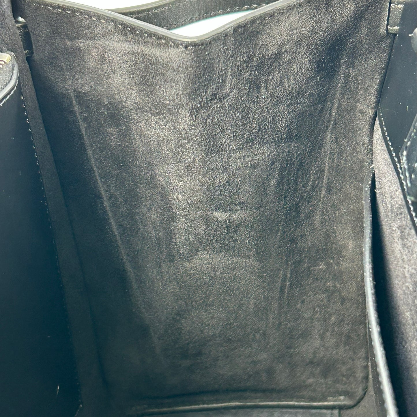 GIVENCHY 1952 Top Handle Leather Handbag/Shoulder Bag - Black 