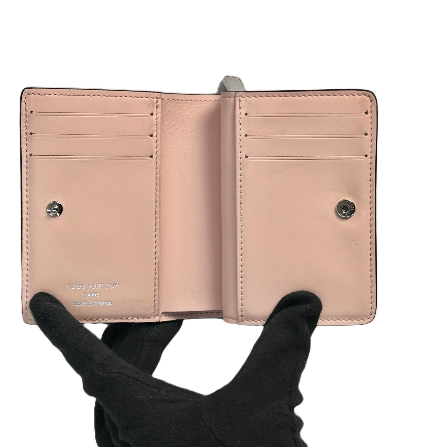 Louis Vuitton Portefeuille Claire Calfskin Compact Wallet - Pink 