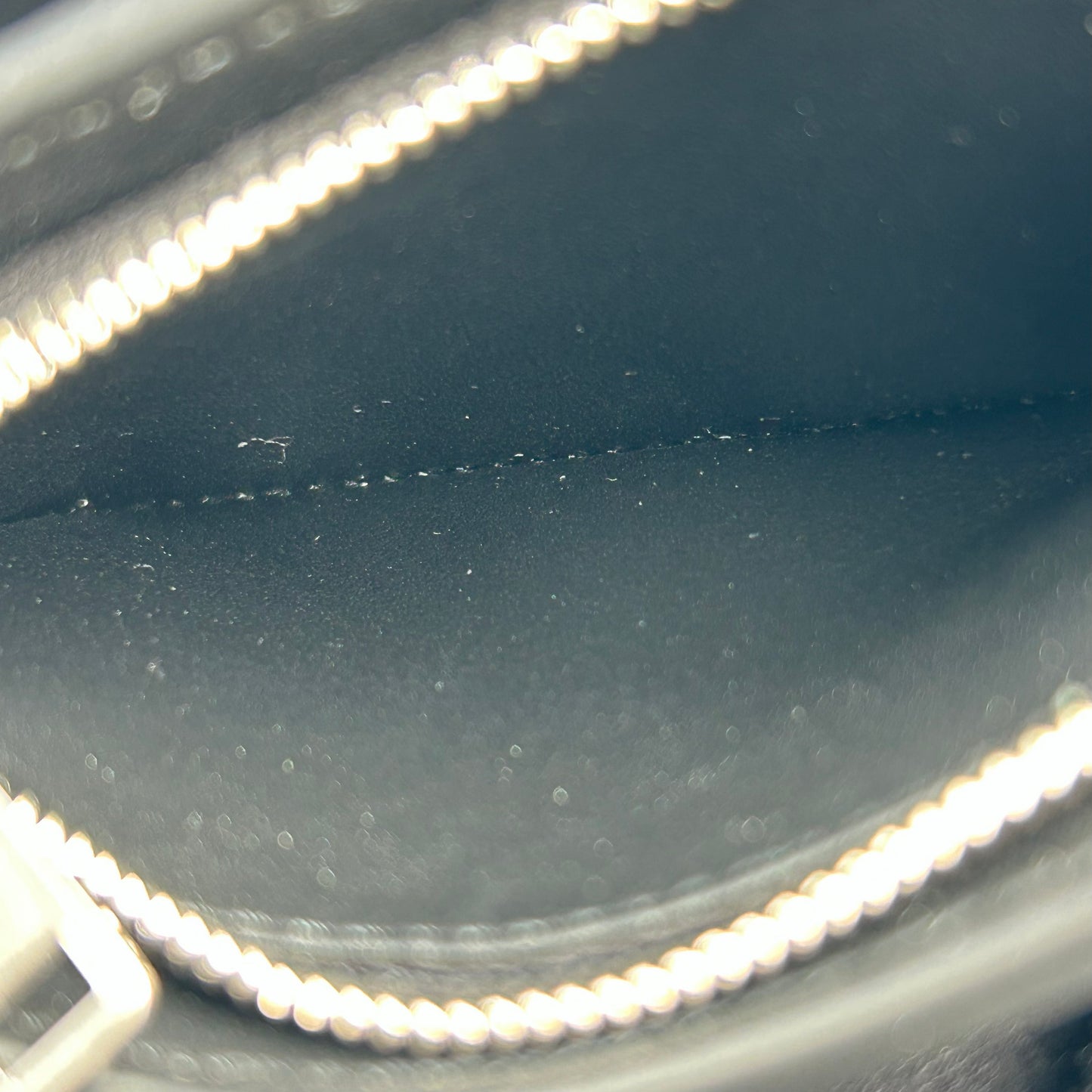 CELINE Triomphe Embossed Calfskin Compact Wallet - Black 