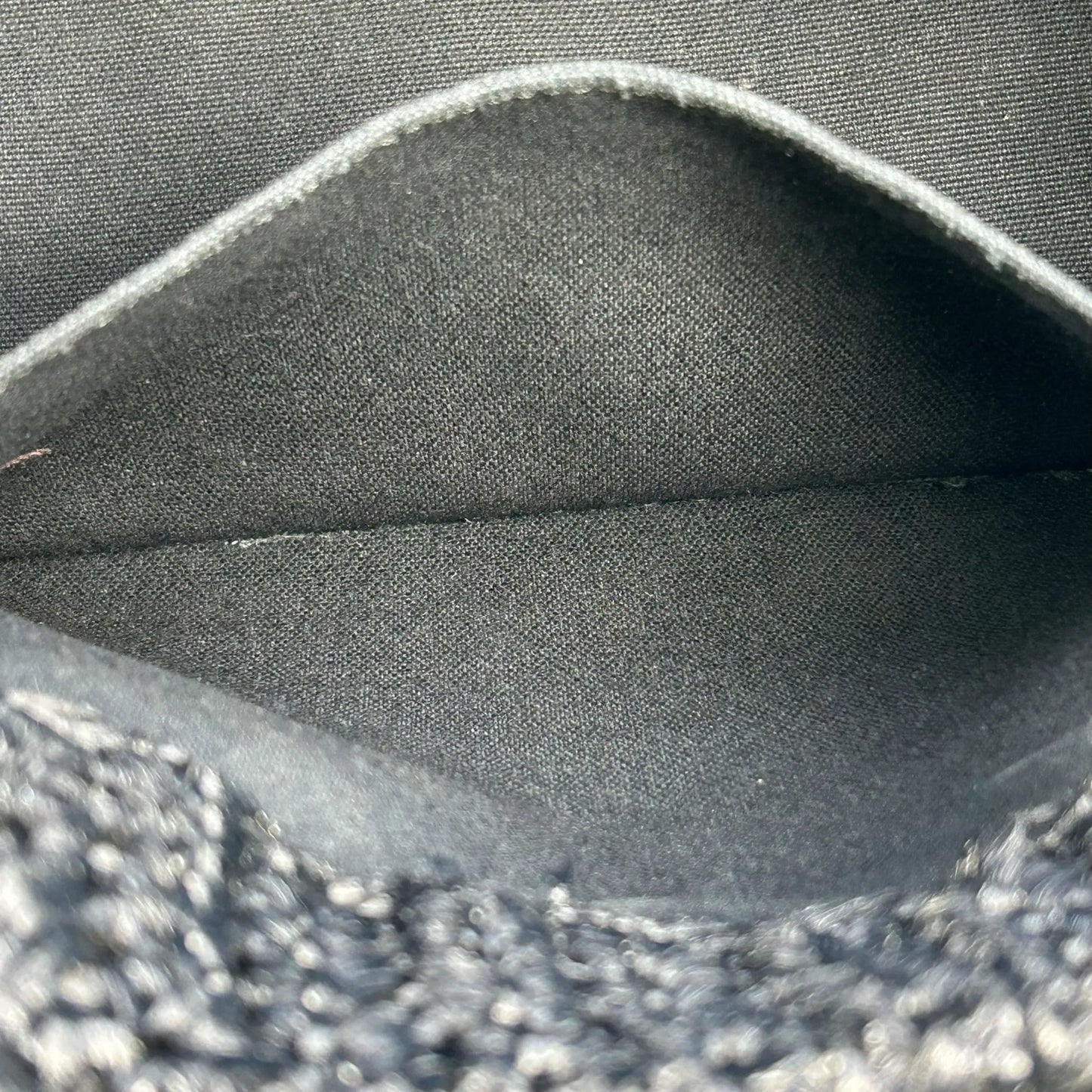 PRADA Raffia Pom-Pom Handbag/Shoulder Bag - Black 