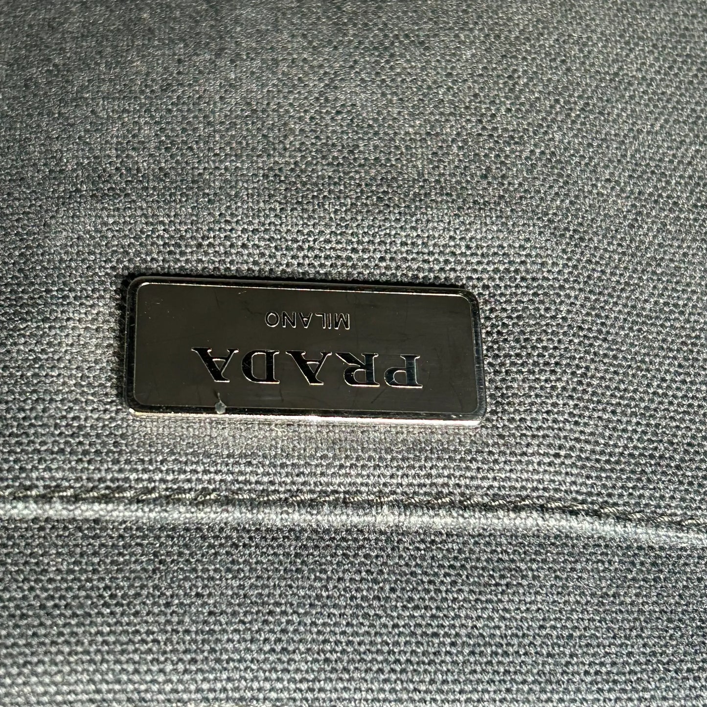 PRADA Raffia Pom-Pom Handbag/Shoulder Bag - Black 