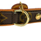 Louis Vuitton Monogram Canvas Collier Baxter MM Pet Collar, 35-43cm, Brown 