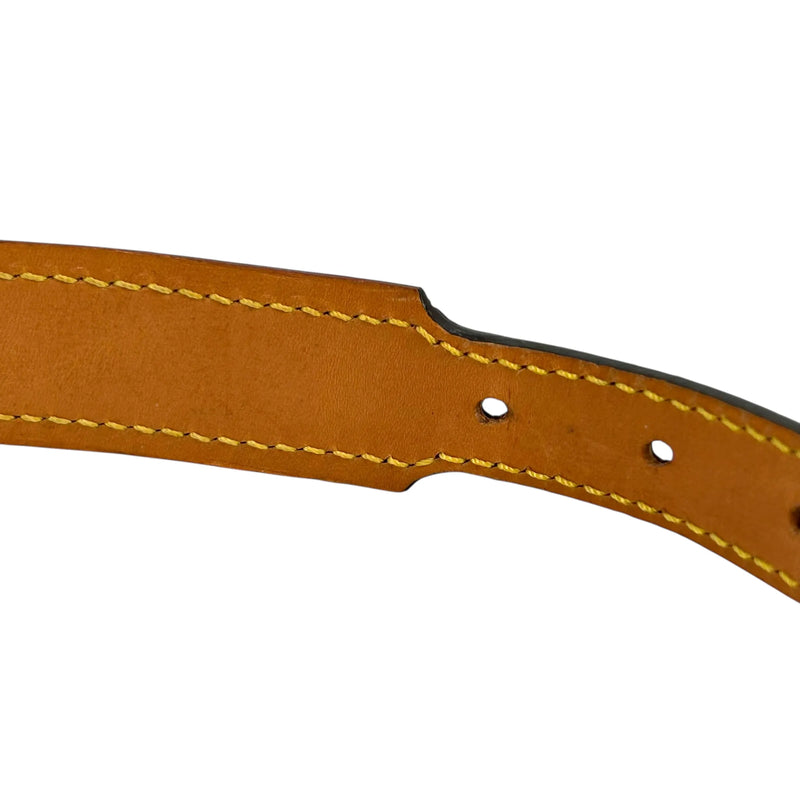 Louis Vuitton Monogram Canvas Collier Baxter MM Pet Collar, 35-43cm, Brown 