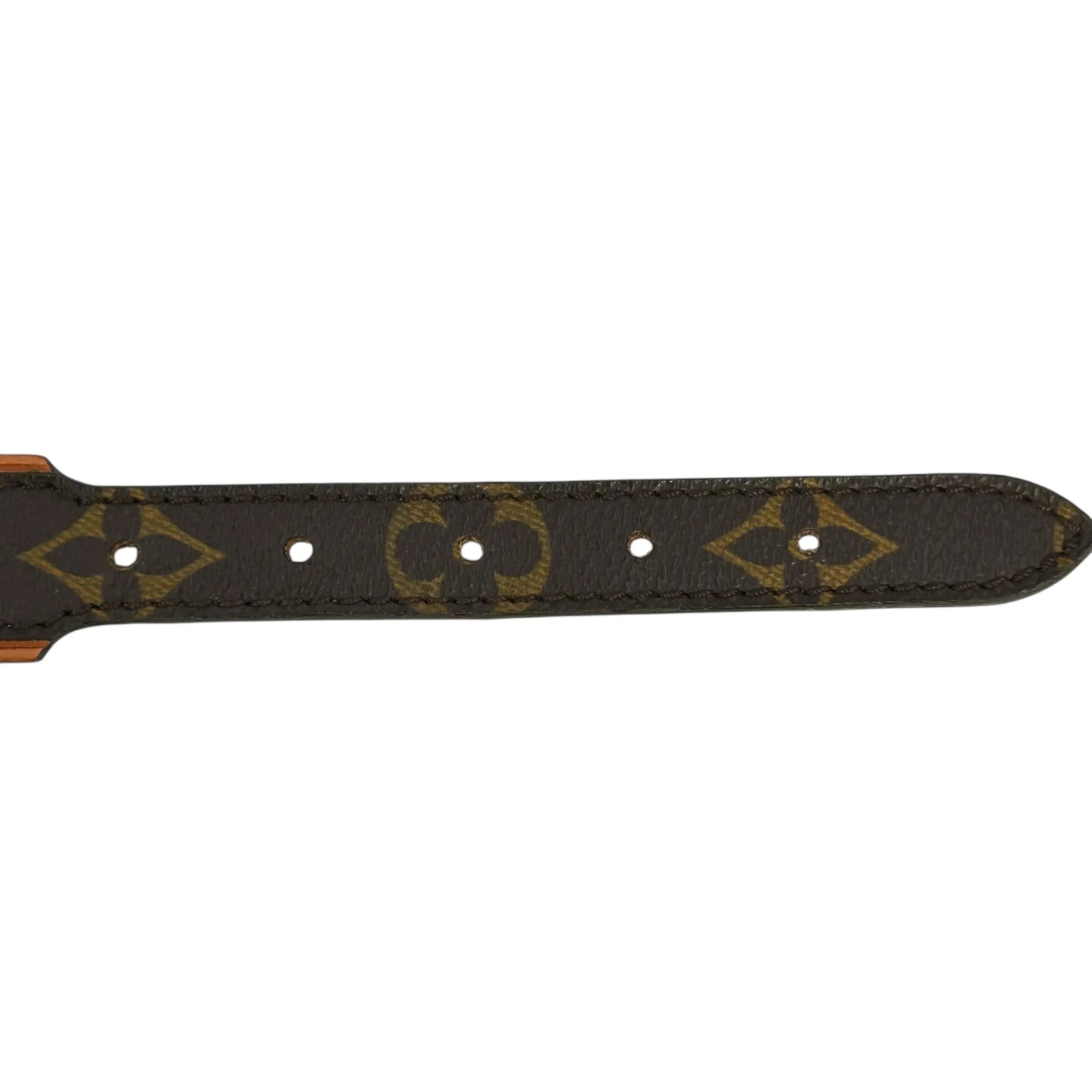 Louis Vuitton Monogram Canvas Collier Baxter MM Pet Collar, 35-43cm, Brown 