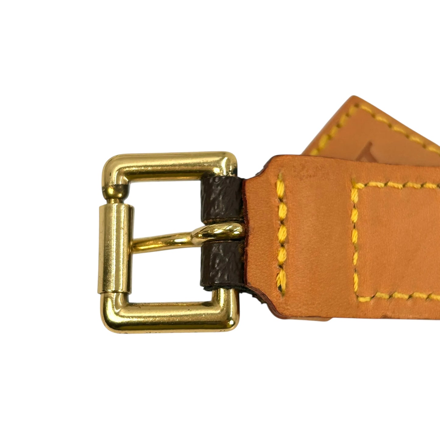 Louis Vuitton Monogram Canvas Collier Baxter MM Pet Collar, 35-43cm, Brown 