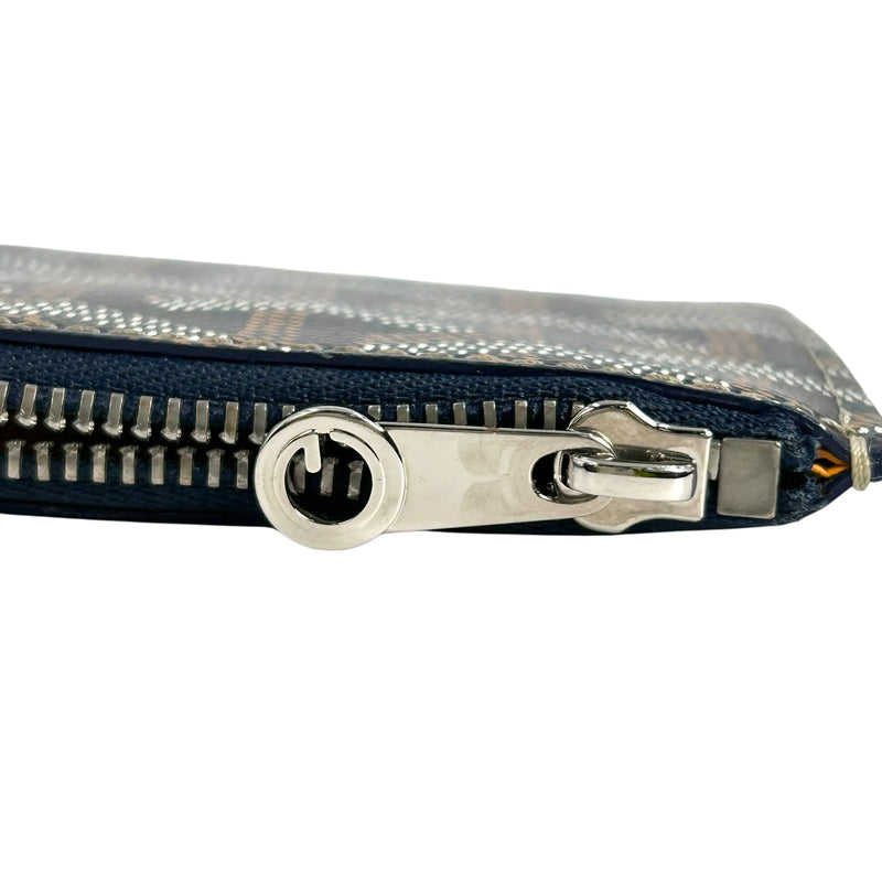 GOYARD Bourbon Fragment Case Card Case - Navy 