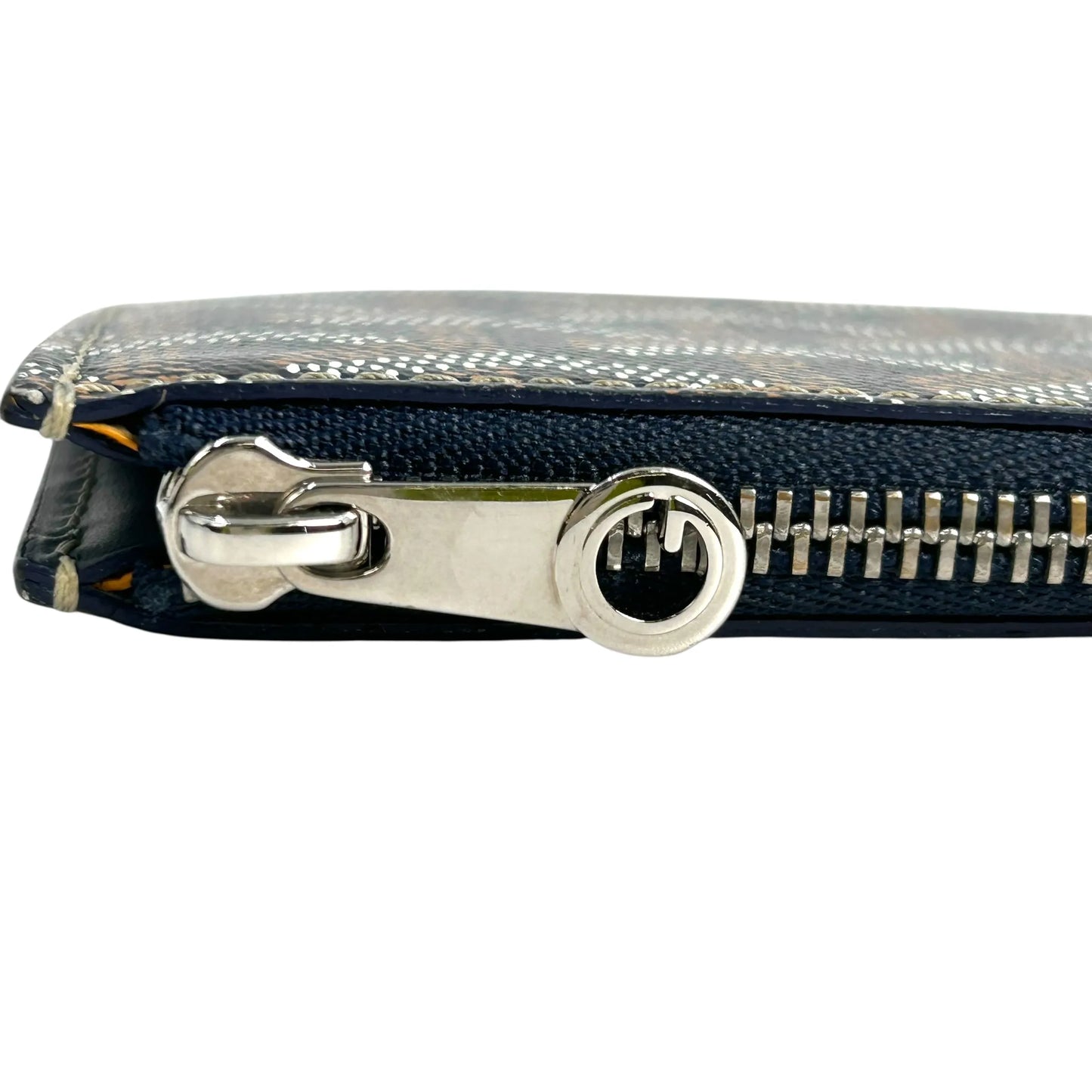 GOYARD Bourbon Fragment Case Card Case - Navy 