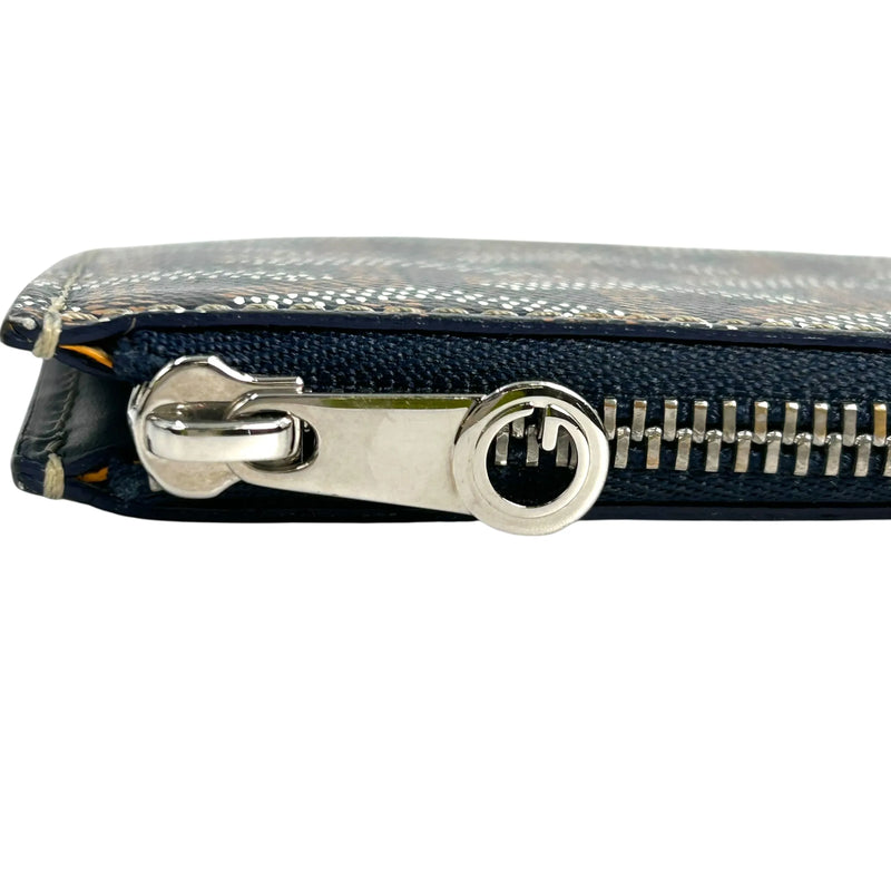 GOYARD Bourbon Fragment Case Card Case - Navy 