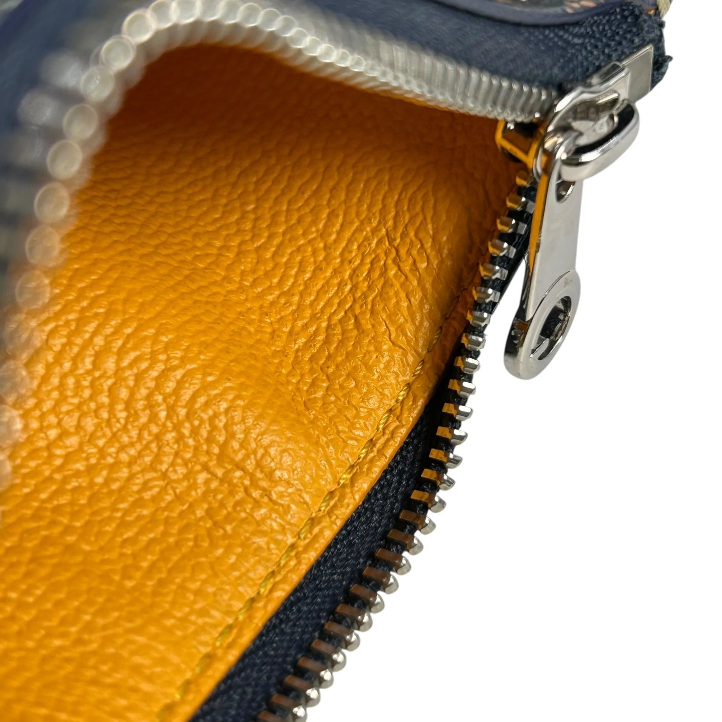 GOYARD Bourbon Fragment Case Card Case - Navy 