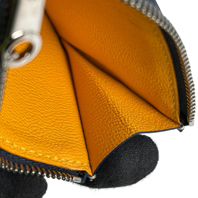 GOYARD Bourbon Fragment Case Card Case - Navy 
