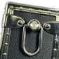 Louis Vuitton Calfskin Leather Side Trunk PM with Silver Hardware Handbag/Shoulder Bag - Black 