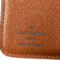 Louis Vuitton Monogram Canvas Compact Zip Bifold Wallet - Brown 