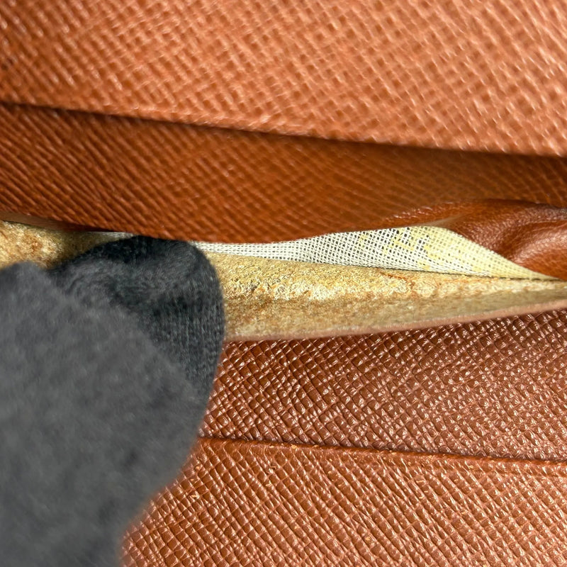 Louis Vuitton Monogram Canvas Compact Zip Bifold Wallet - Brown 