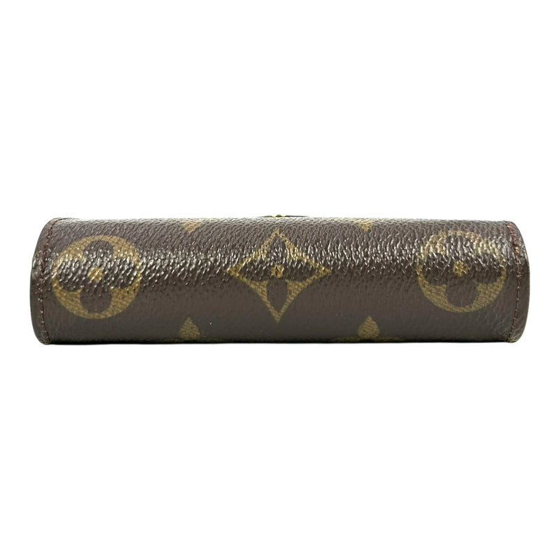 Louis Vuitton Monogram Canvas Compact Zip Bifold Wallet - Brown 