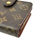 Louis Vuitton Monogram Canvas Compact Zip Bifold Wallet - Brown 