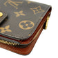 Louis Vuitton Monogram Canvas Compact Zip Bifold Wallet - Brown 