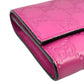 GUCCI Guccissima Leather Ribbon Long Wallet - Pink 
