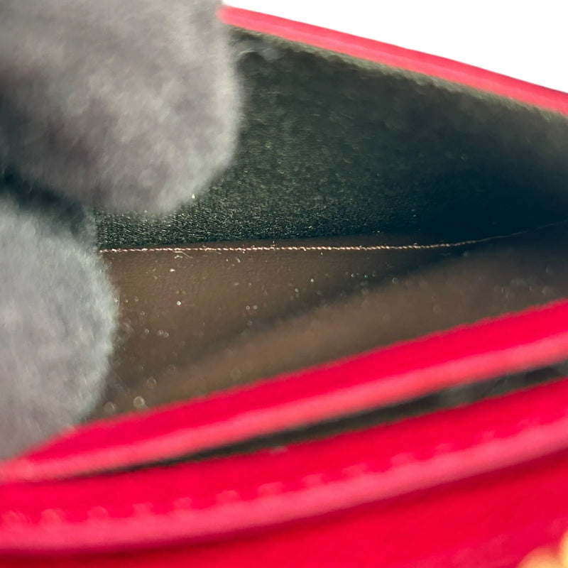 Louis Vuitton Monogram Canvas Portefeuille Clemence Fuchsia Long Wallet - Brown 