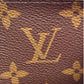 Louis Vuitton Monogram Canvas Portefeuille Clemence Fuchsia Long Wallet - Brown 