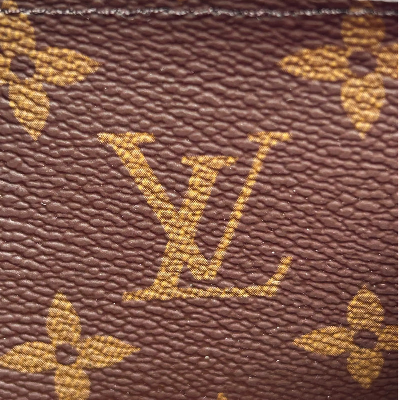 Louis Vuitton Monogram Canvas Portefeuille Clemence Fuchsia Long Wallet - Brown 