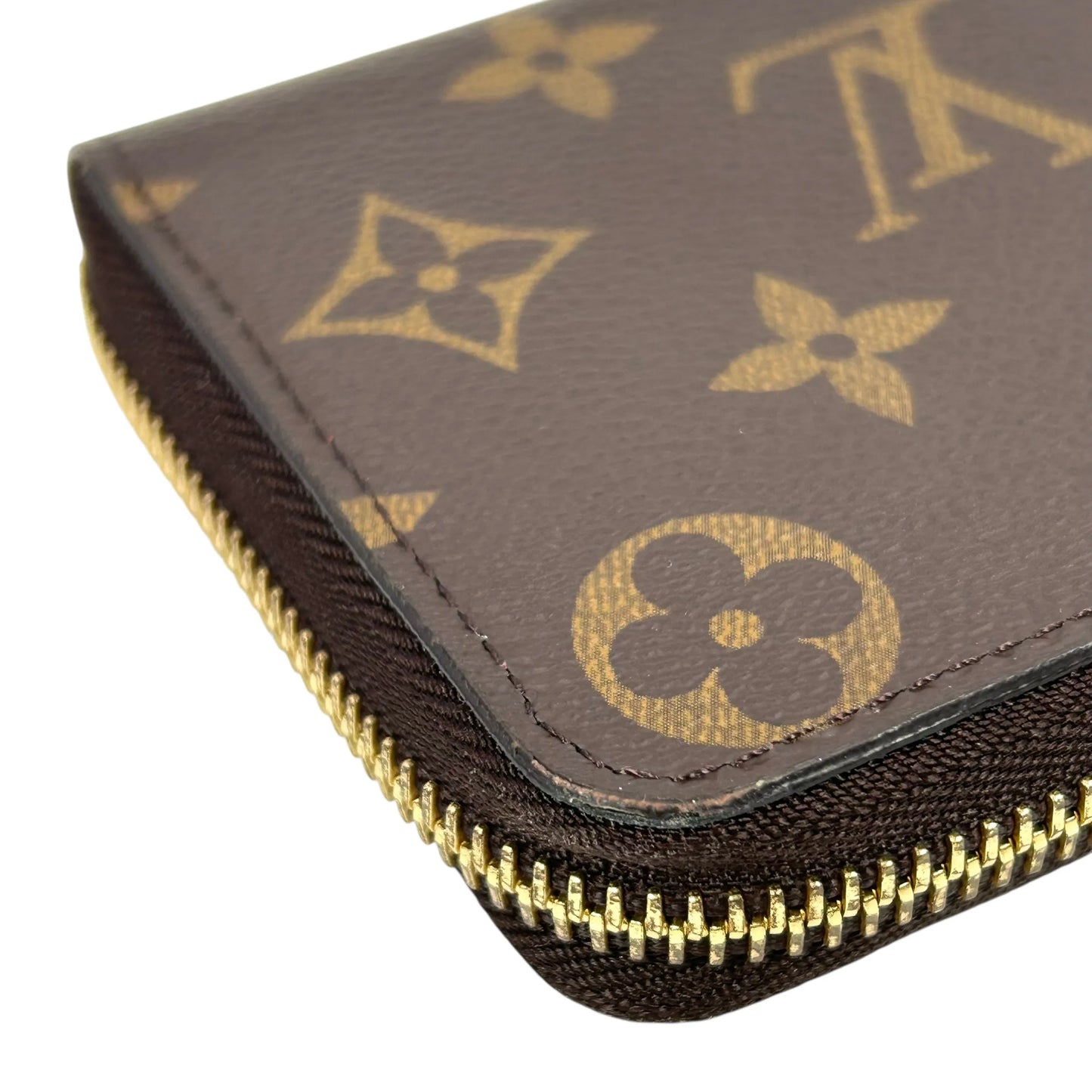 Louis Vuitton Monogram Canvas Portefeuille Clemence Fuchsia Long Wallet - Brown 