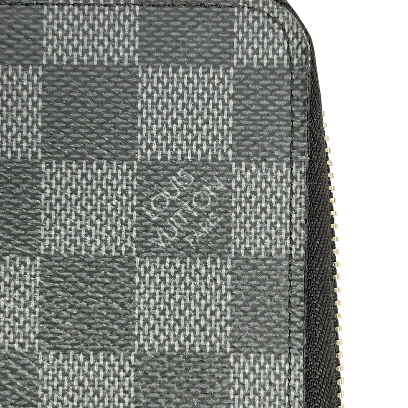 Louis Vuitton Damier Graphite Zippy Organizer Long Wallet - Gray 