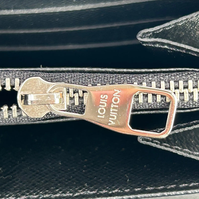 Louis Vuitton Damier Graphite Zippy Organizer Long Wallet - Gray 