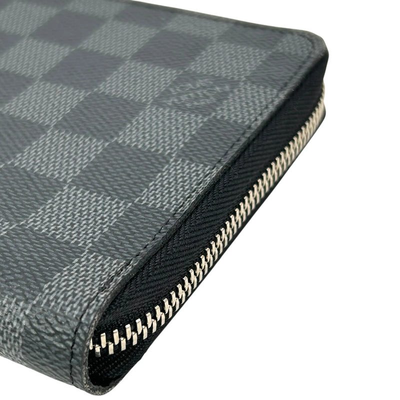 Louis Vuitton Damier Graphite Zippy Organizer Long Wallet - Gray 