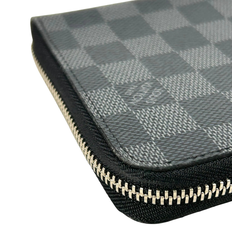 Louis Vuitton Damier Graphite Zippy Organizer Long Wallet - Gray 
