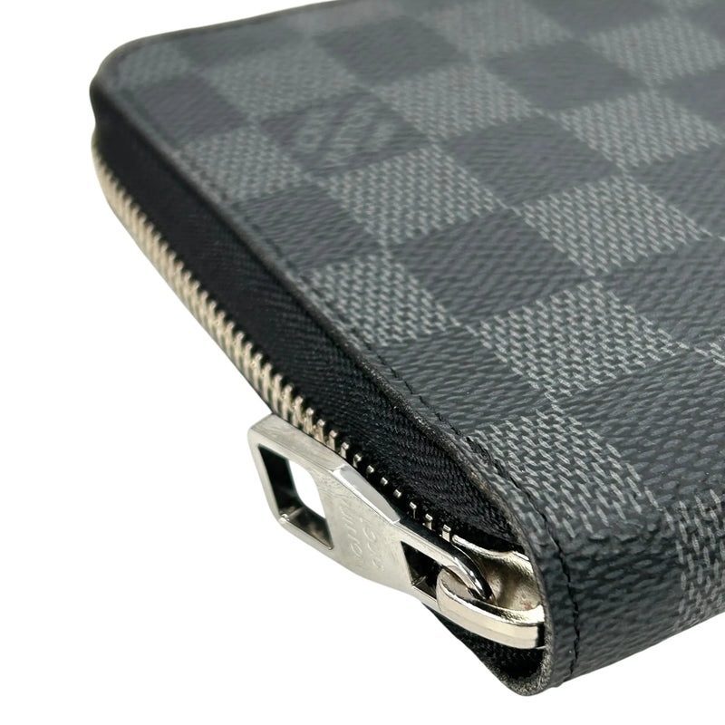 Louis Vuitton Damier Graphite Zippy Organizer Long Wallet - Gray 